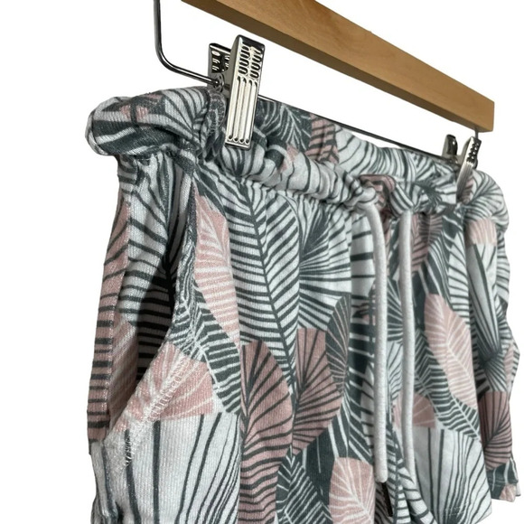 PJ Salvage Women’s Geo Palm Pajama Shorts in Pink Clay Size M - Picture 8 of 12